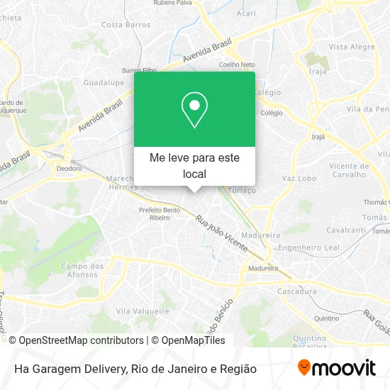 Ha Garagem Delivery mapa