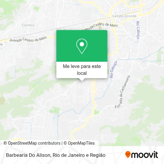 Barbearia Do Alison mapa