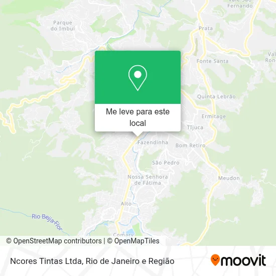 Ncores Tintas Ltda mapa