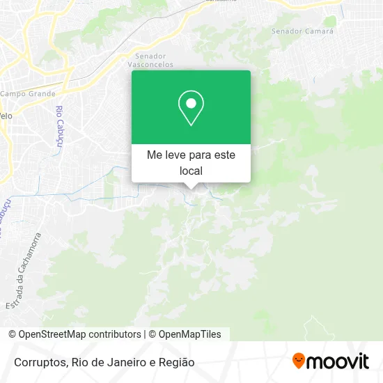 Corruptos mapa