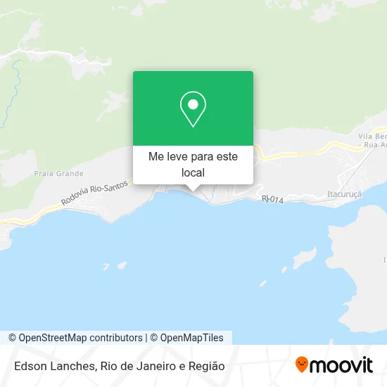 Edson Lanches mapa