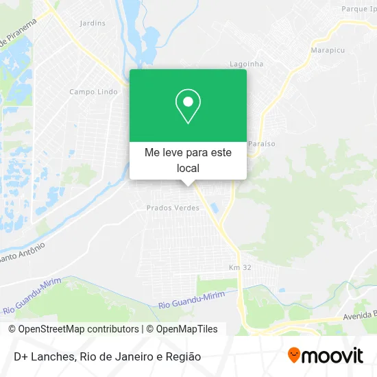 D+ Lanches mapa