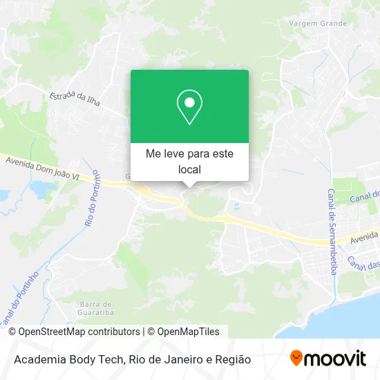 Academia Body Tech mapa