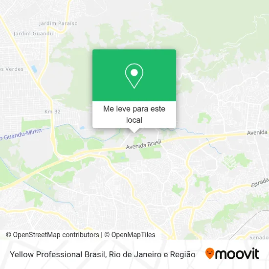 Yellow Professional Brasil mapa