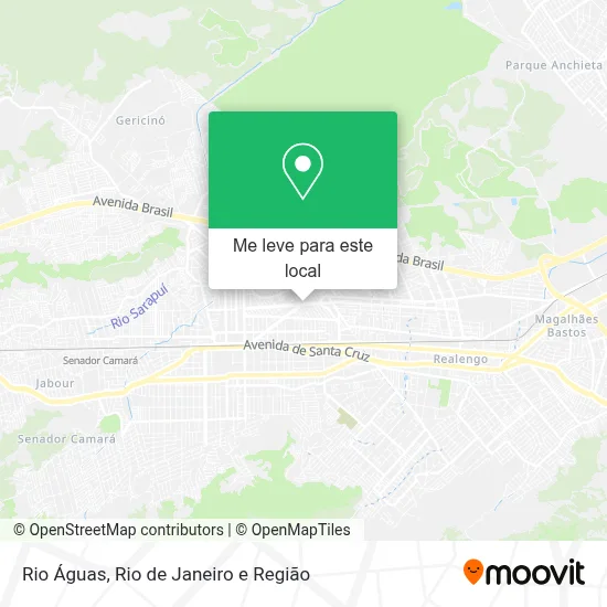 Rio Águas mapa