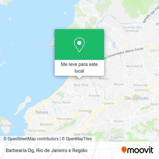 Barbearia Dg mapa