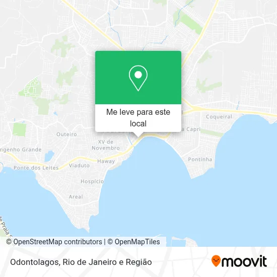 Odontolagos mapa