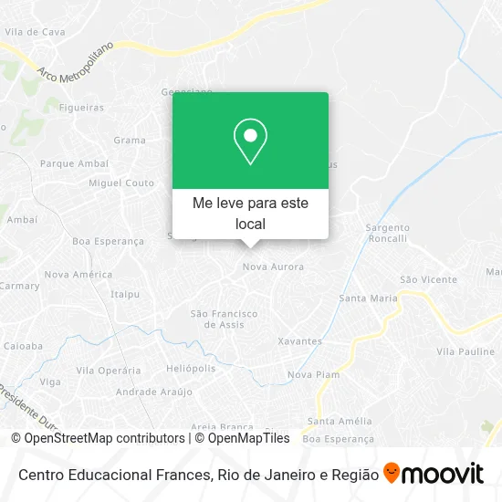 Centro Educacional Frances mapa
