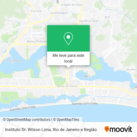 Instituto Dr. Wilson Lima mapa