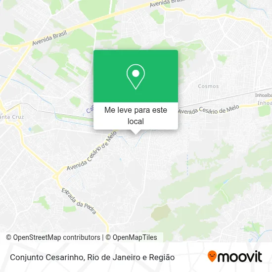 Conjunto Cesarinho mapa