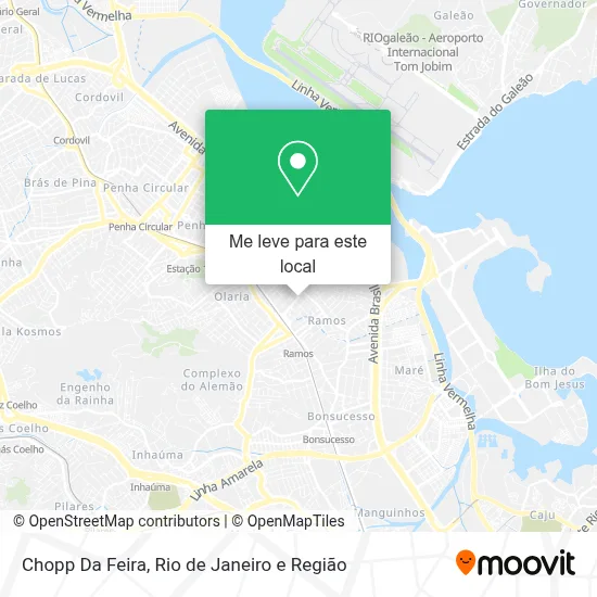 Chopp Da Feira mapa