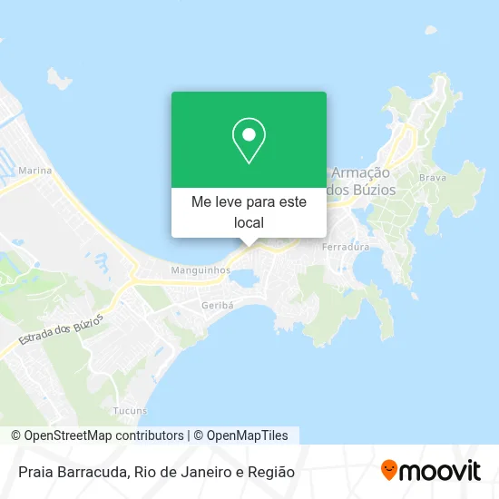 Praia Barracuda mapa