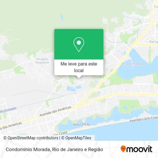 Condomínio Morada mapa
