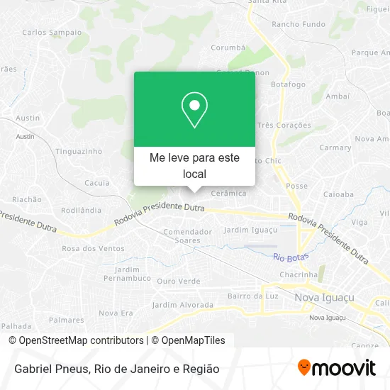 Gabriel Pneus mapa