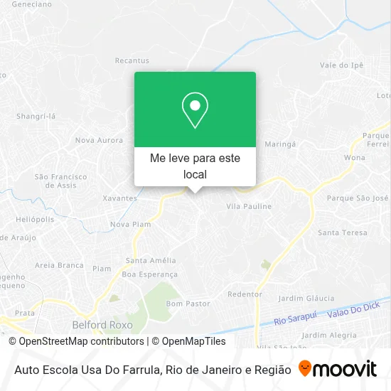 Auto Escola Usa Do Farrula mapa