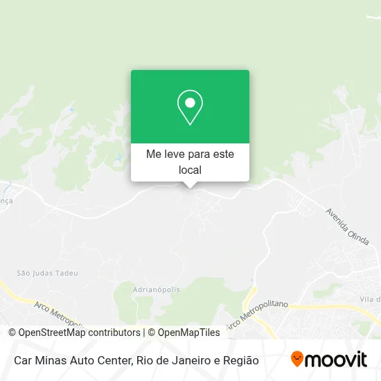 Car Minas Auto Center mapa