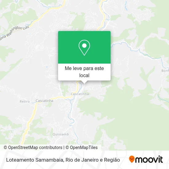 Loteamento Samambaia mapa