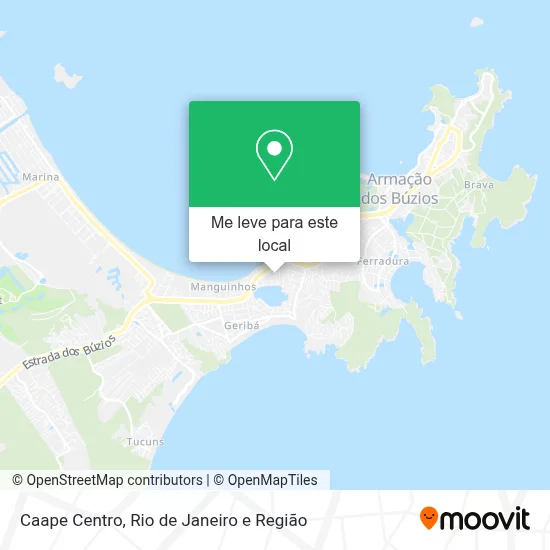 Caape Centro mapa