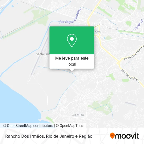 Rancho Dos Irmãos mapa