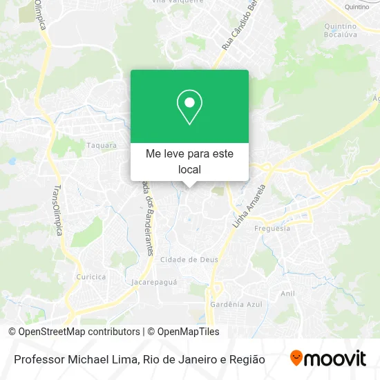 Professor Michael Lima mapa
