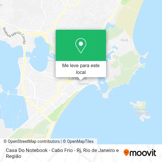 Casa Do Notebook - Cabo Frio - Rj mapa