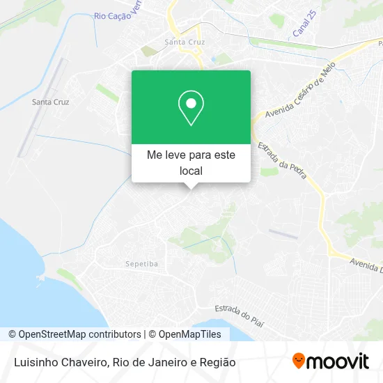 Luisinho Chaveiro mapa