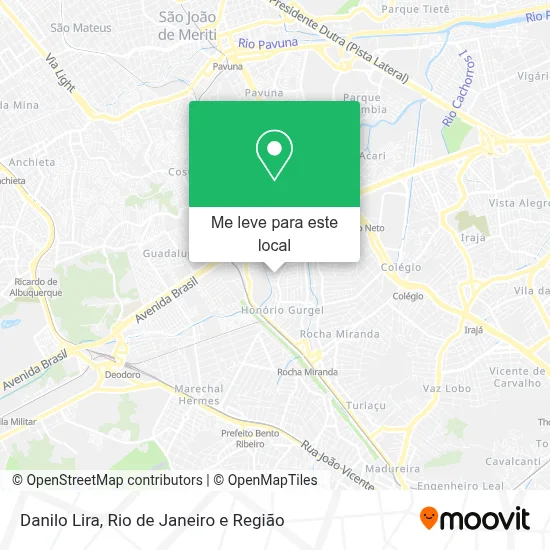 Danilo Lira mapa