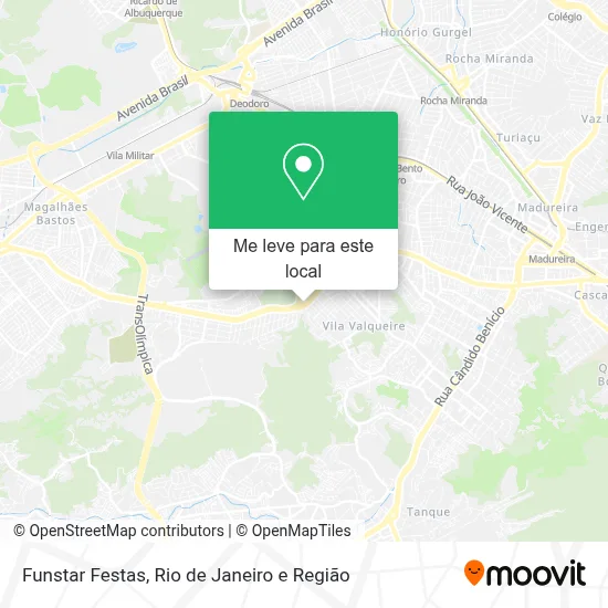 Funstar Festas mapa