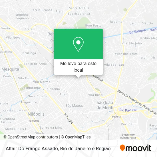 Altair Do Frango Assado mapa