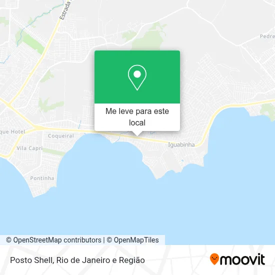 Posto Shell mapa