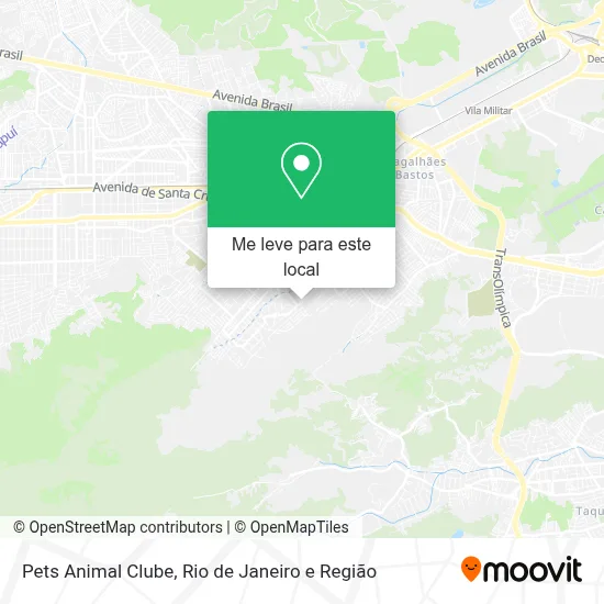 Pets Animal Clube mapa