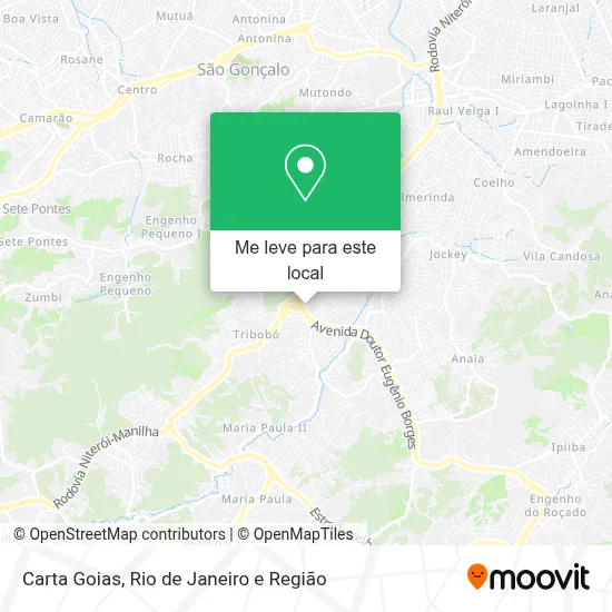 Carta Goias mapa