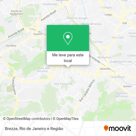 Brezze mapa