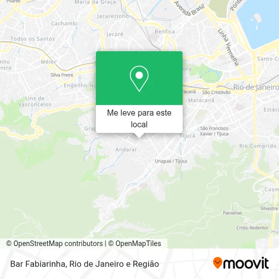 Bar Fabiarinha mapa