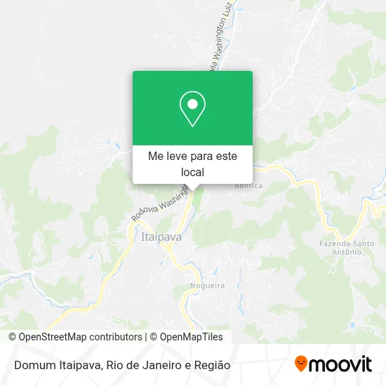 Domum Itaipava mapa