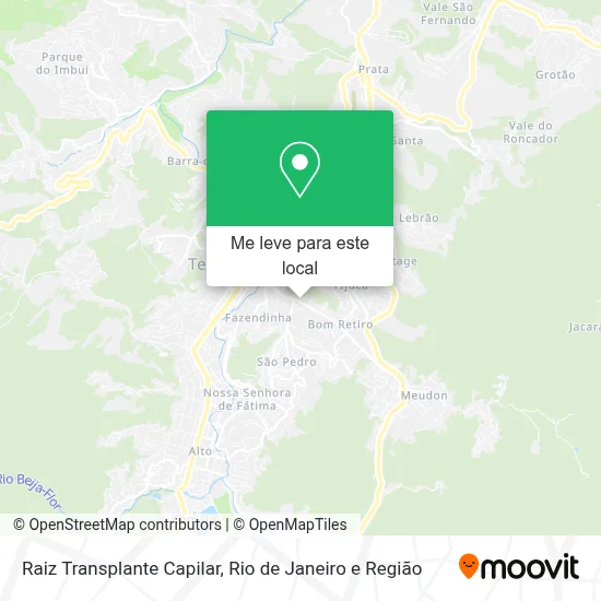 Raiz Transplante Capilar mapa