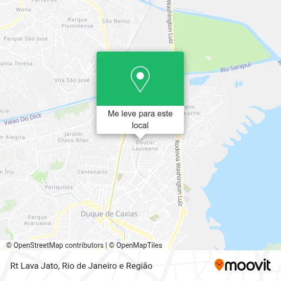 Rt Lava Jato mapa