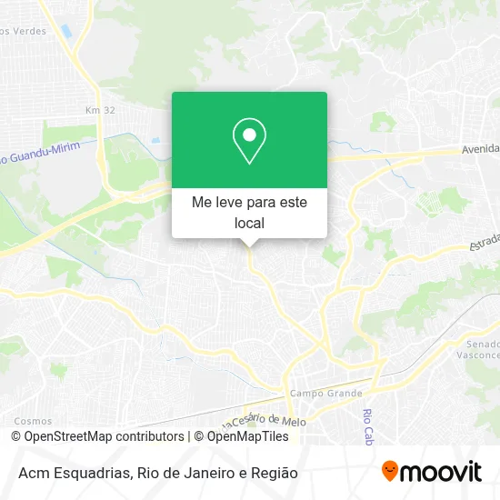 Acm Esquadrias mapa