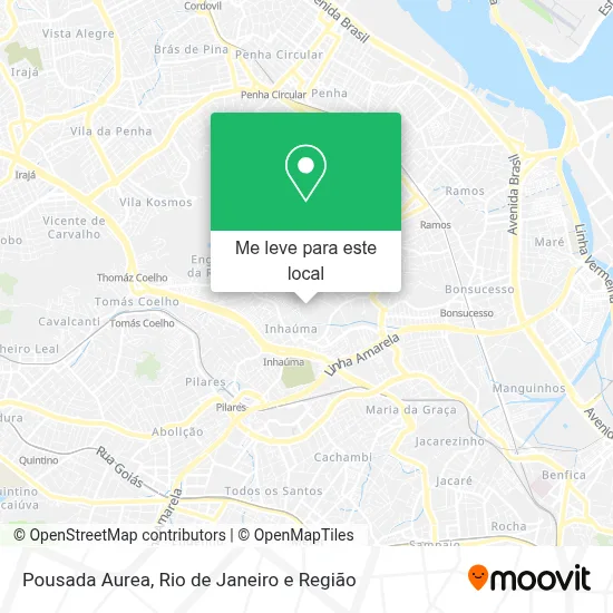 Pousada Aurea mapa