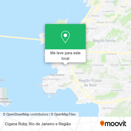 Cigana Ruby mapa