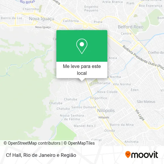 Cf Hall mapa