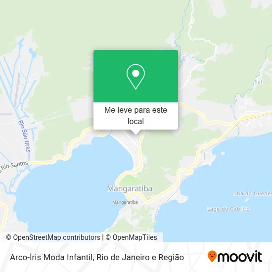 Arco-Íris Moda Infantil mapa