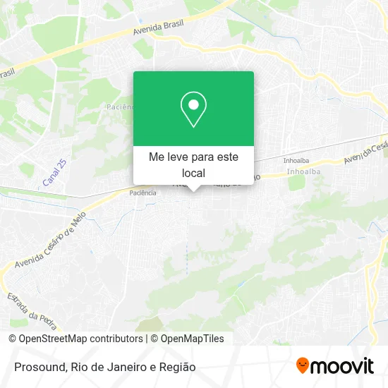 Prosound mapa