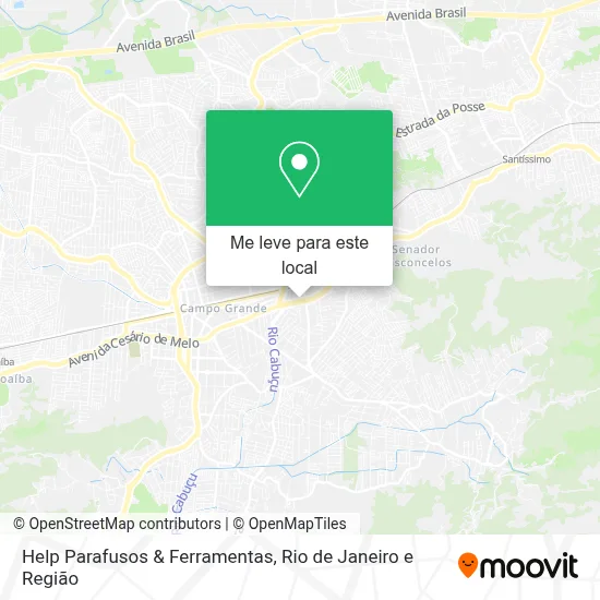 Help Parafusos & Ferramentas mapa