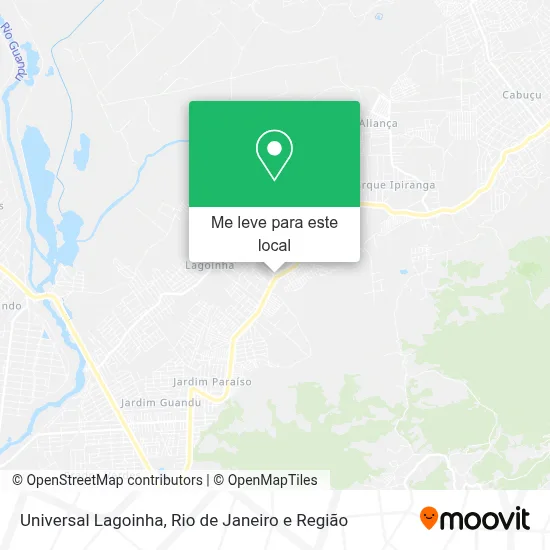 Universal Lagoinha mapa