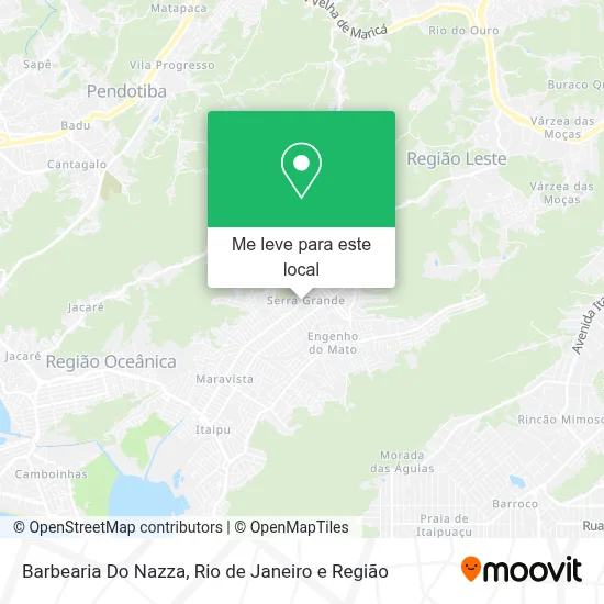 Barbearia Do Nazza mapa