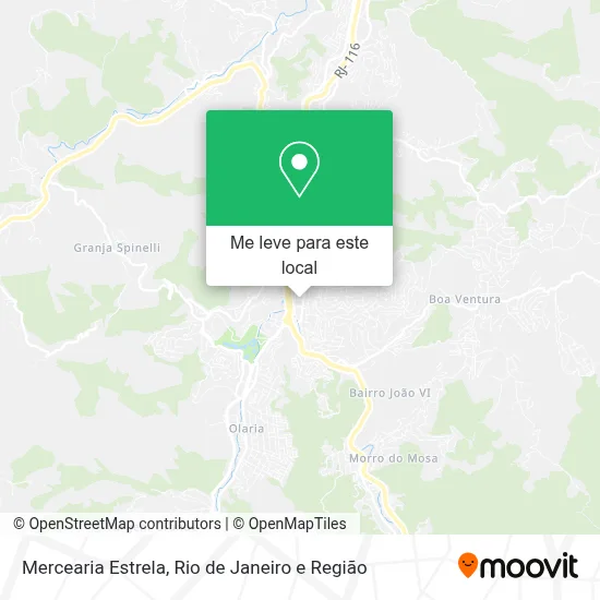 Mercearia Estrela mapa