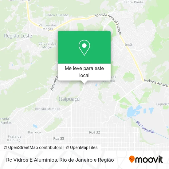 Rc Vidros E Aluminios mapa