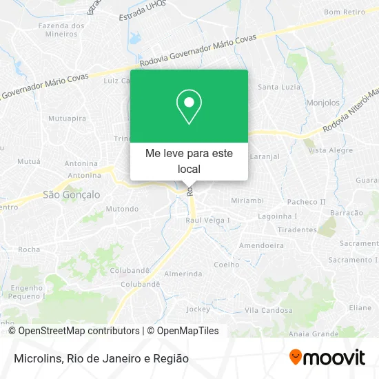 Microlins mapa