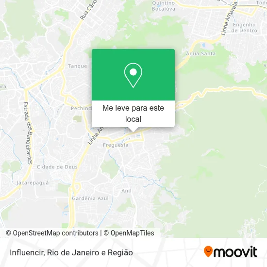 Influencir mapa